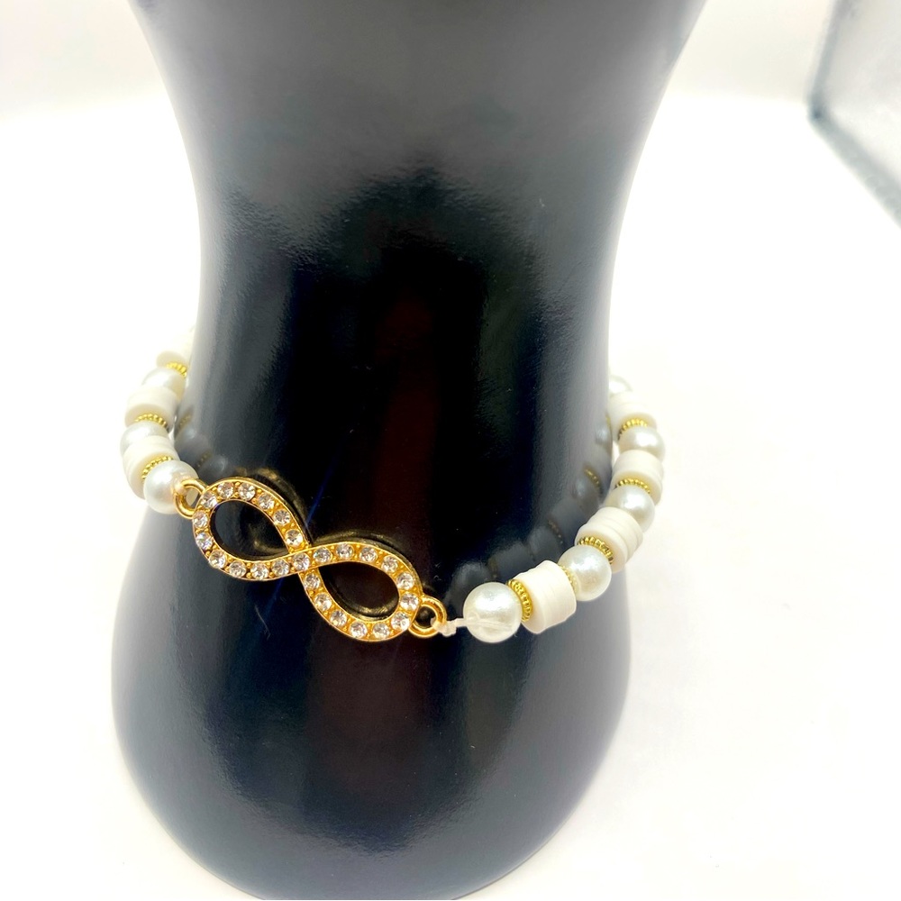 ♾️Infinity♾️ clay bead bracelet